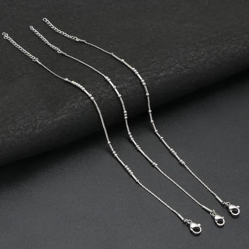 Miniatura 4 de JoycuFF - Brazaletes inspiradores con código morse grabado de mantras motivadores, para mujer, con cuentas de plata, para regalo