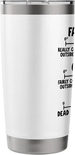 Miniatura 4 de Fahrenheit vs Celsius vs Kelvin Stainless Steel Insulated Tumbler