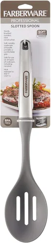 Miniatura 6 de Farberware Cuchara ranurada suave profesional de acero inoxidable, 13.58 pulgadas, gris