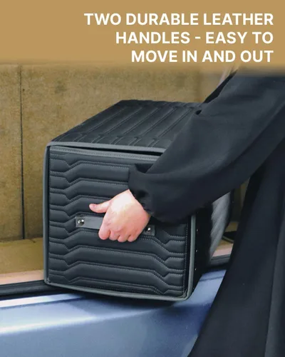 Miniatura 4 de Owleys Organizador de Maletero de Automóvil Para Zapatos - Caja de Almacenamiento Para SUV, Sedán o Camión - Contenedor de Carga Plegable Para