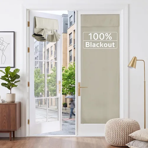Miniatura 58 de RYB HOME 2 Paneles Cubierta de Ventana de Puerta de Aula, Persianas Opacas para Ventanas y Puertas de Aula Cubierta Persianas de Confinamiento