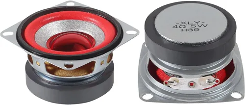 Miniatura 6 de Paquete de 4 altavoces de audio de rango completo de 4 ohmios 5 W, altavoz estéreo de graves compatible con Arduino Paquete de 4