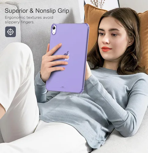Miniatura 7 de MoKo Funda transparente para iPad (A16) de 11ª generación 2025 de 11 pulgadas, 10ª generación 2022 de 10.9 pulgadas, poliuretano termoplástico suave