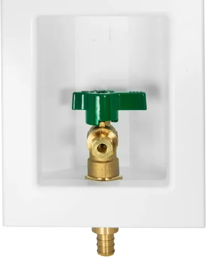 Miniatura 9 de EFIELD Caja de Salida Pre-Ensamblada para Máquina de Hielo Pex, Crimpado de 1,27 cm Pex F1807 con Válvula de Bola de 1/4 de Vuelta Instalada