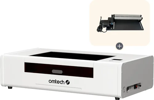Miniatura 10 de OMTech Polar Lite - Grabador láser de CO2 con refrigerante láser de CO2, máquina de grabado láser de escritorio de 20 x 12 pulgadas, 55 W para uso