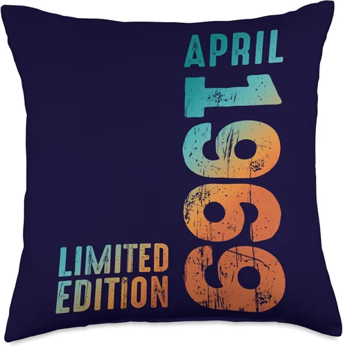 Miniatura 4 de Awesome Limited Edition April 1969 Retro 1969 Vintage 1969 Throw Pillow