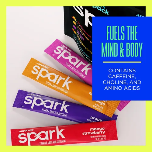 Miniatura 3 de AdvoCare Spark - Mezcla de bebida energética - Suplemento de vitaminas y aminoácidos - Apoya la energía y la concentración - Apoyo inmunológico