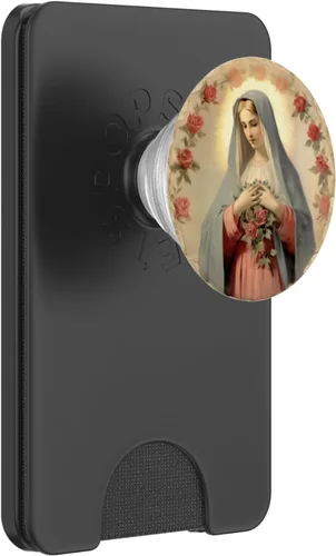 Miniatura 7 de PopSockets PopGrip estándar de la Virgen María Jesús