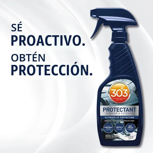Miniatura 5 de 303 Products Spray protector automotriz, protección UV para interior y exterior del automóvil, protege vinilo, plástico y goma, repele el polvo