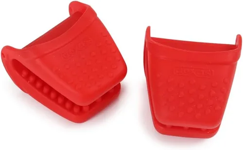 Miniatura 9 de Dexas Mini guante de horno de silicona con puntas elevadas, resistente al calor hasta 450 °F, verde, apto para lavavajillas de 3.5 pulgadas