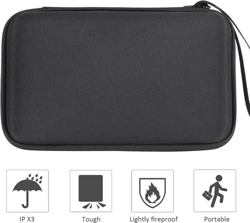 Miniatura 6 de co2CREA Funda rígida de repuesto para VTech KidiBuzz 3 / KidiBuzz G2 para niños Electrónica Smart Device KidiConnect (funda negra + interior gris)