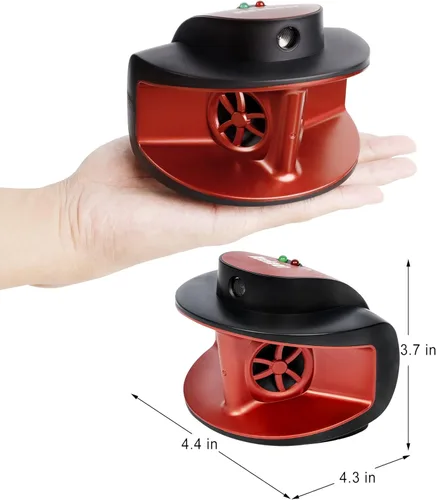 Miniatura 2 de Meekear Repelente ultrasónico de ratones, 4 en 1, repelente eléctrico de plagas de roedores, ardilla, roedor, dispositivo disuasorio de ratón humano