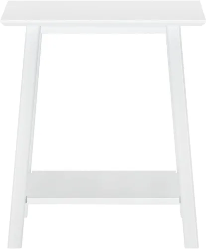 Miniatura 5 de Max & Lily Mesita de noche, mesita de noche moderna de madera maciza de mediados de siglo, mesa auxiliar de almacenamiento para dormitorio, mesita
