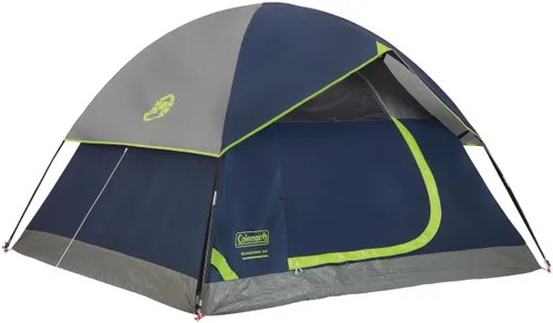 Miniatura 17 de Tienda de campaña Coleman Sundome con toldo contra lluvia, juego de tiendas para 2/3/4/6 personas, se monta en 10 minutos, refugio a prueba de clima