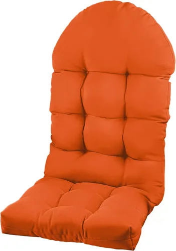 Miniatura 29 de Cojín para silla Adirondack, cojín para silla mecedora 44x19.4x4 pulgadas, cojines de respaldo alto para patio de arriba y abajo con lazos