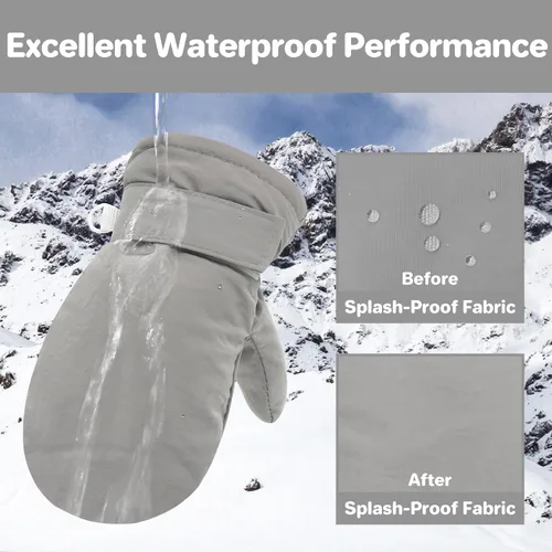 Miniatura 16 de QikQik Guantes de invierno impermeables para niños pequeños - Guantes de nieve para bebés