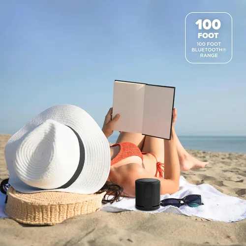 Miniatura 4 de Altec Lansing HydraMicro - Altavoz Bluetooth impermeable, ligero y portátil para viajes y uso al aire libre, negro