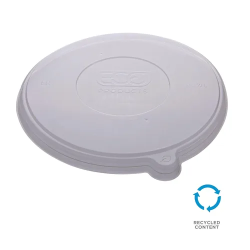 Miniatura 6 de Eco-Products - Tapas planas recicladas, caja de 400, se adapta a cuencos de fideos cupé de 24-46 onzas/16-40 onzas, 100% PET reciclado de botellas
