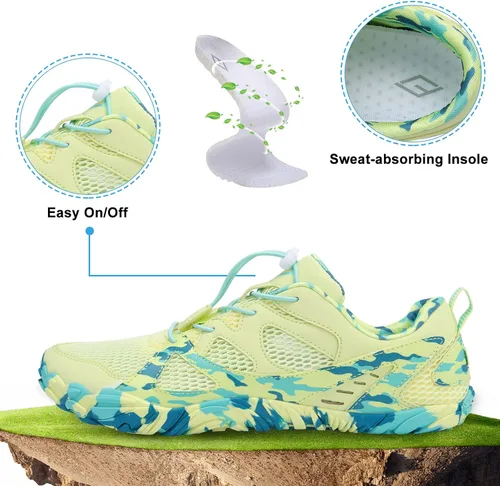 Miniatura 3 de Lefflow Zapatos de agua de senderismo para mujer, minimalistas, para playa, piscina, caminar, zapatos deportivos Caja de punta ancha
