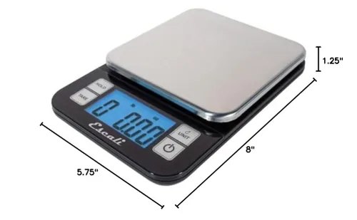 Miniatura 6 de Escali Nutro - Báscula digital de alimentos, aparato de cocina multifuncional, medición precisa de peso y control de porciones, hornear y cocinar