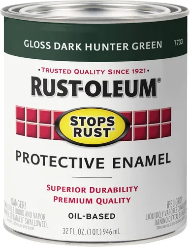 Miniatura 30 de Rust-Oleum 7765502 - Pintura anti-óxido para aplicación con brocha, cuarto de galón, color rojo real brillante, (paquete de 1)