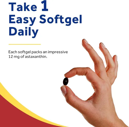 Miniatura 6 de Doctor's Recipes Astaxantina 12 mg, de microalgas frescas de primera calidad, máxima fuerza, sin gluten, sin OMG, apoya la salud de la piel