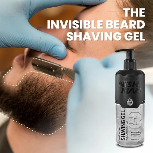 Miniatura 3 de Nishman Serie de Gel de Afeitar (03 SHAVE GEL, 13.5 fl oz)