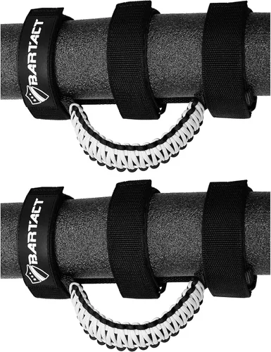 Miniatura 11 de Bartact Asas de agarre de barra antivuelco compatibles con Jeep Wrangler JL, JK, TJ, YJ y Jeep Gladiator 1955-2023 hebilla de metal mejorada, asas