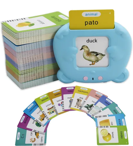 Miniatura 24 de MAYAPHILOS - Tarjetas didácticas del alfabeto con sonido para niños de 3-8 años, 510 palabras, juguete educativo interactivo Montessori, regalos