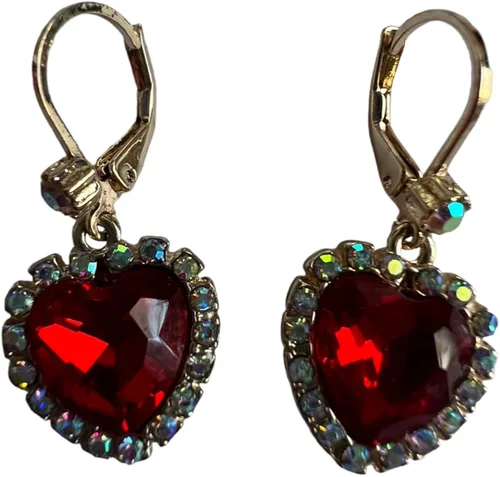 Miniatura 2 de Betsey Johnson - Pendientes colgantes de corazón