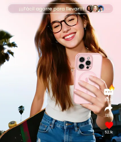 Miniatura 7 de FNTCASE Funda para iPhone 13 Pro: Fundas magnéticas translúcidas mate delgadas con protector de pantalla de vidrio templado