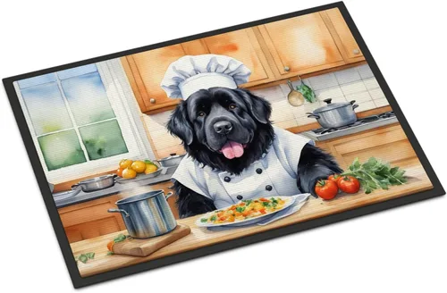 Miniatura 150 de Caroline's Treasures DAC6179MAT Affenpinscher - Tapete para puerta delantera, para interiores y exteriores, para entrada, antideslizante, lavable