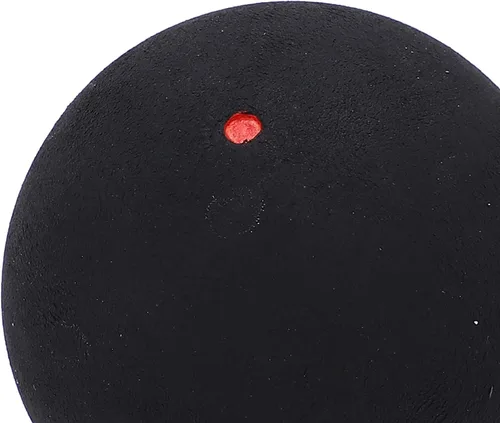 Miniatura 8 de Bola de squash de un solo punto, pelota de entrenamiento de competición de goma premium de 1.457 in para principiantes, color negro