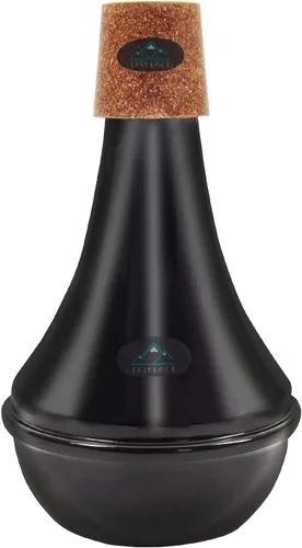 Miniatura 7 de Silenciador de trompeta Eastrock con tapón recto y ligero de corcho de goma para jazz, clásico, principiantes y estudiantes