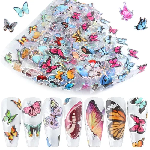 Miniatura 10 de Calcomanías de arte de uñas para el día de San Valentín, calcomanías de transferencia de arte de uñas, suministros de uñas, labios rosas, corazón