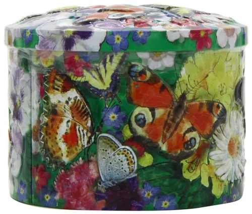 Miniatura 4 de Gardiners of Scotland Dulces de caramelo hechos a mano 200g en lata redonda, Caramelo de vainilla con mariposas