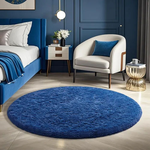 Miniatura 170 de Ophanie Alfombra Verde de Césped, Alfombras de Área para Dormitorio, Alfombra Shag Esponjosa de 4x6 pies, Suave Peluda Afelpada Linda para Niños 7