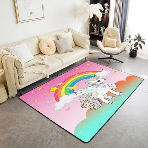 Miniatura 15 de Erosebridal Alfombra de área de cactus para niños y niñas, color negro y gris, alfombra de sala de estar, 3 x 5 pies, alfombra de plantas