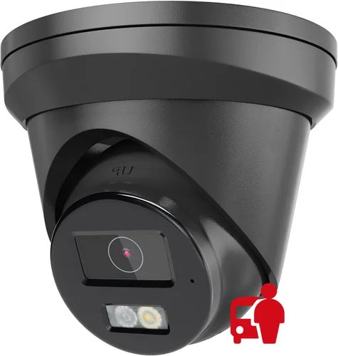 Cámara IP PoE de 5 MP de Anpviz para exteriores, cámara de seguridad de torreta metálica con audio, detección de humanos y vehículos, visión
