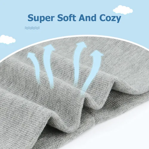 Miniatura 3 de Zando Gorros y manoplas unisex para bebés, gorro de hospital para recién nacidos, con guantes antiarañazos, conjunto para bebés y niños