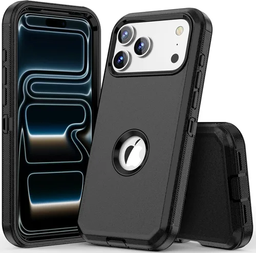 Miniatura 15 de COOYA Funda para iPhone Air de Protección Completa del Cuerpo contra Caídas, Funda Resistente a Prueba de Golpes de 3 Capas, Híbrida de Servicio