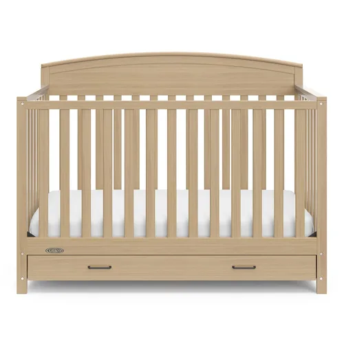 Miniatura 9 de Graco Benton - Cuna convertible 5 en 1 con cajón, certificado GREENGUARD Gold, se convierte de cuna de bebé a cama infantil, sofá cama y cama