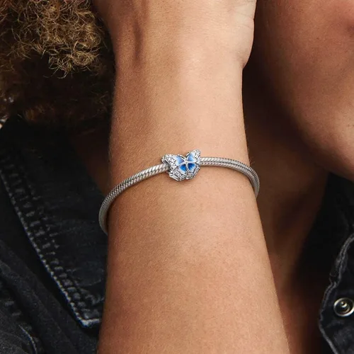 Miniatura 6 de Dijes de plata de ley 925 para pulseras y collares cuentas de viaje de belleza de elefante animal dijes de árbol familiar regalo de joyería