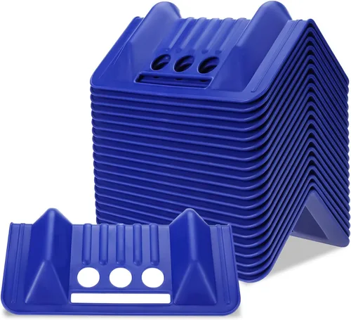 Paquete de 20 protectores de borde plano, protectores de esquina resistentes que protegen los bordes de carga del desgaste (9.5 x 6.2 x 3.7 pulgadas)