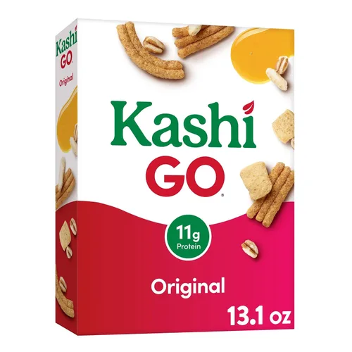 Miniatura 7 de Kashi Go - cereal para desayuno, miel de almendras Flax Crunch, proyecto verificado sin OMG, caja de 14 onzas (4 cajas)