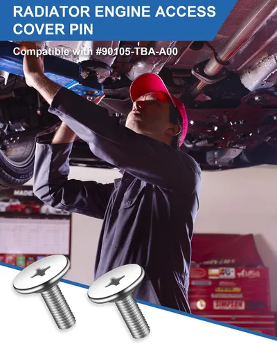 Miniatura 7 de Tornillos de pasador de cubierta inferior del motor, clips de pasador de cubierta de acceso de radiador premium, clip de sujeción de tornillo