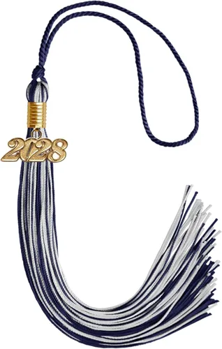 Miniatura 269 de Endea Graduation - Borla de doble color mixto con fecha dorada (negro/dorado antiguo, 2021)