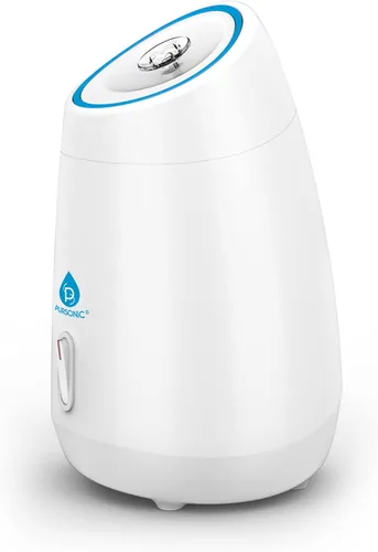 Miniatura 6 de Pursonic Vaporizador facial blanco – Vaporizador facial para limpieza facial profunda que aprieta la piel – Hidratación diaria para desatascar