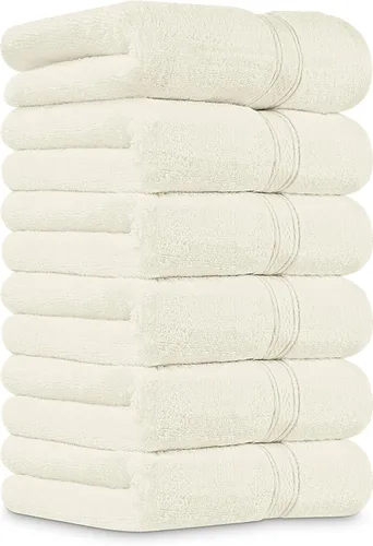 Miniatura 11 de Utopia Towels- Paquete de 6 toallas de mano prémium, 100% algodón hilado en anillo, ultrasuaves y altamente absorbentes, 18 oz/m2 (600 g/m2), 16 x