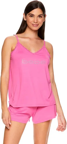 Miniatura 5 de bebe Pijama de 3 piezas para mujer camiseta sin mangas y pantalones cortos de pijama para dormir